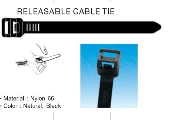 Dây thít nhựa Cais Releasable Cable Ties